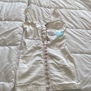 Girls size small jean dress